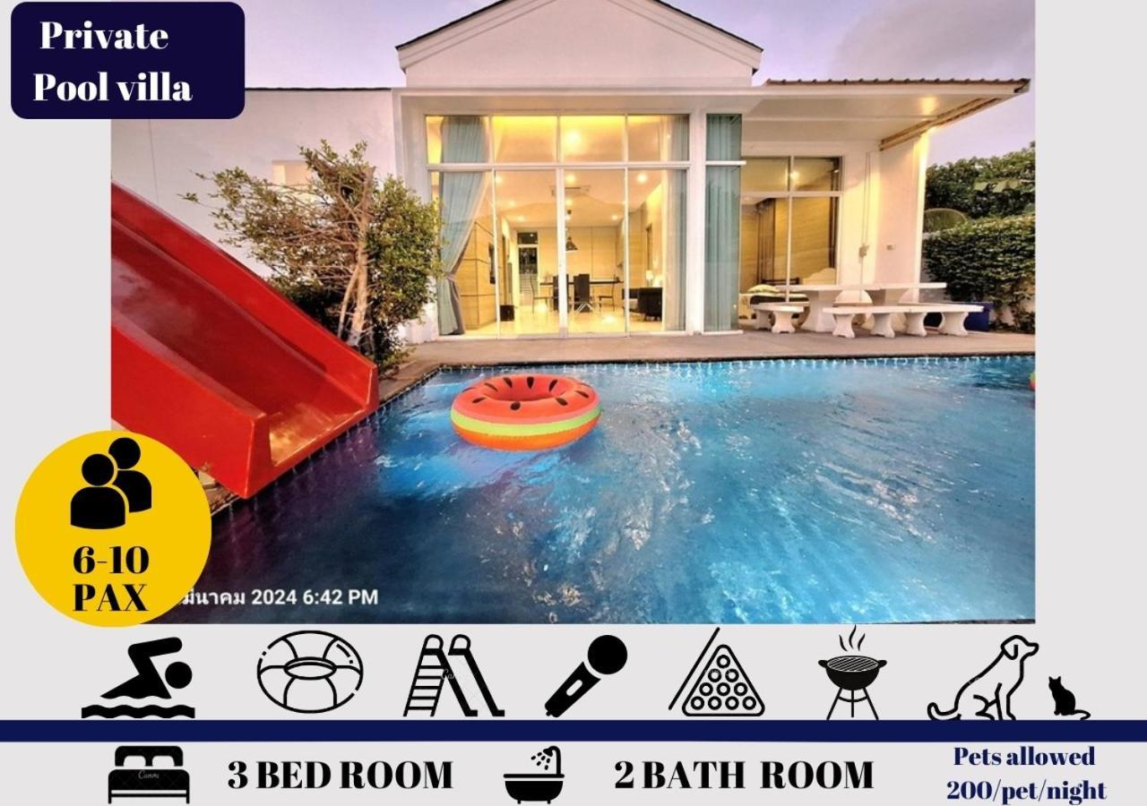 Beachtown Cha-Am Private Poolvilla From Beach 2Km Zimmer foto